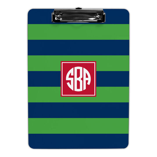 Navy and Kelly Rugby Clipboards
